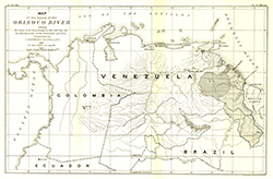 Venezuela 1896 Wall Maps by National Geographic