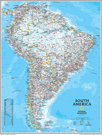 World and 6 Continent Maps Classroom Pull Down 7 Map Bundle