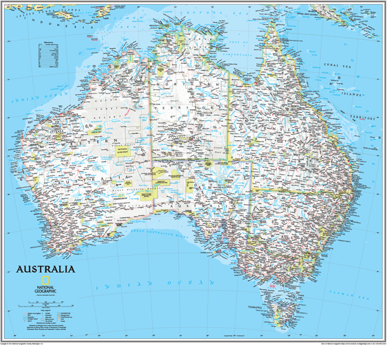 Australia Wall Map