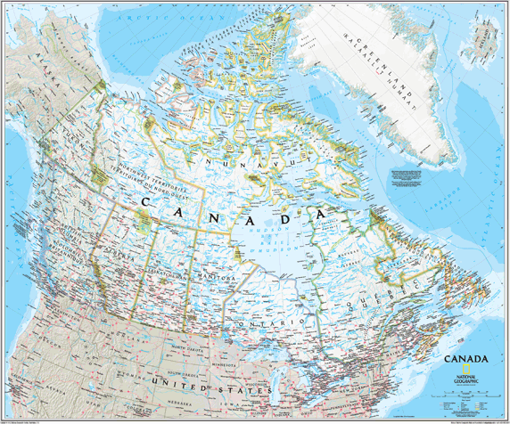 Canada Wall Map