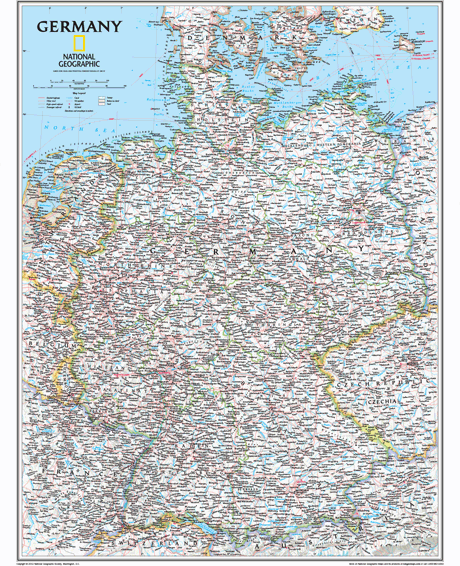 Germany Wall Map