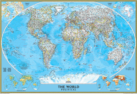 World Political Wall Map