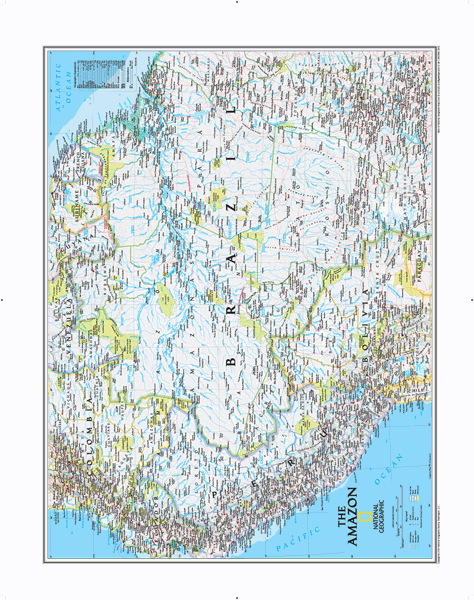 The Amazon Wall Map