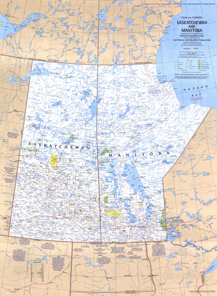 Canada 1979 Wall Map