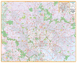 Baltimore, MD Wall Map