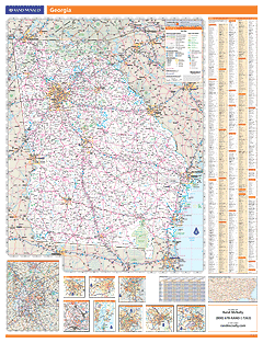 Georgia Wall Map