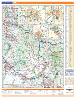 Idaho Wall Map