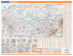 Pennsylvania Wall Map