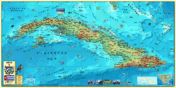 Cuba Wall Map
