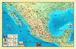 Mexico Wall Map