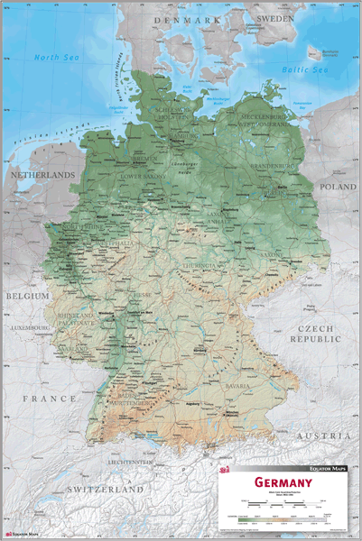 Germany Wall Map