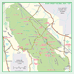 Death Valley National Park Map