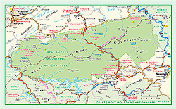 Great Smoky Mountains National Park Map