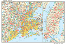 New York City Wall Map