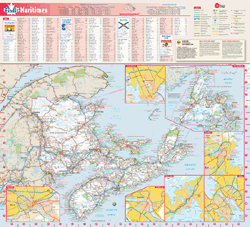 Maritimes Wall Map