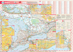 Ontario Province Wall Map