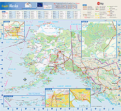 Alaska Wall Map by GeoNova
