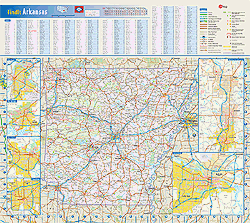 Arkansas Wall Maps by GeoNova