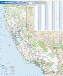 California Wall Map