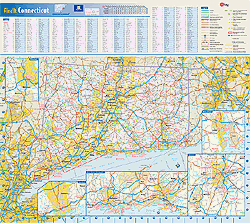 Connecticut Wall Map GeoNova