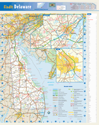 Delaware Wall Map