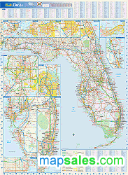 Florida Wall Map GeoNova