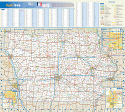 Iowa Wall Map