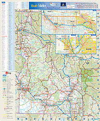 Idaho Wall Map GeoNova