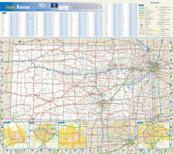 Kansas Wall Map