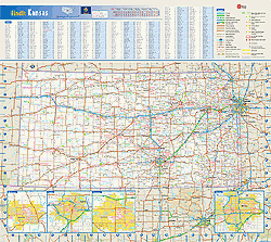 Kansas Wall Map by GeoNova