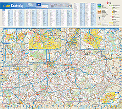Kentucky Wall Map by GeoNova