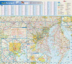 Maryland Wall Map GeoNova