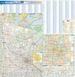 Minnesota Wall Map