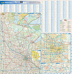 Minnesota Wall Map by GeoNova