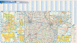 Missouri Wall Map by GeoNova