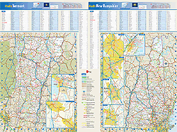 New Hampshire and Vermont Wall Maps by GeoNova