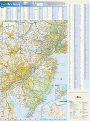 New Jersey Wall Map