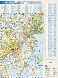 New Jersey Wall Map GeoNova