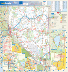 Nevada Wall Map