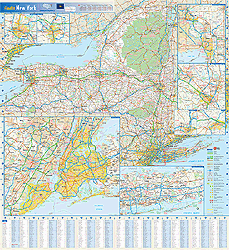 New York Wall Maps by GeoNova