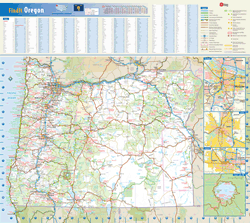 Oregon Wall Map