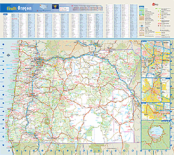 Oregon Wall Map GeoNova