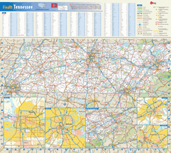 Tennessee Wall Map