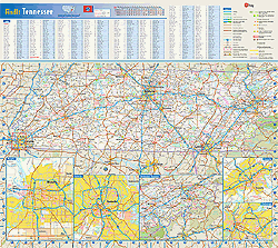 Tennessee Wall Map GeoNova
