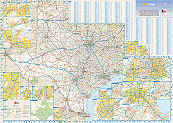 Texas Wall Map GeoNova