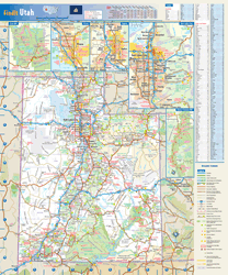 Utah Wall Map