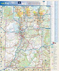 Utah Wall Map GeoNova