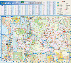 Washington Wall Map GeoNova