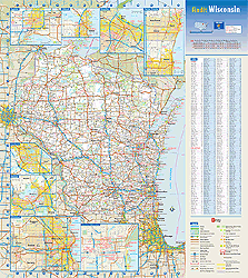 Wisconsin Wall Map by GeoNova