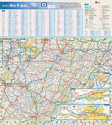 West Virginia Wall Map GeoNova
